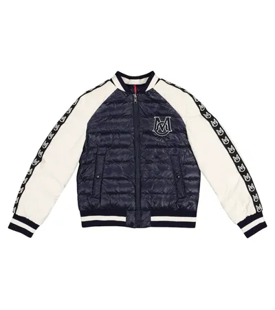 Moncler Boys' Giordas Bomber Jacket - Little Kid In Dark Blue