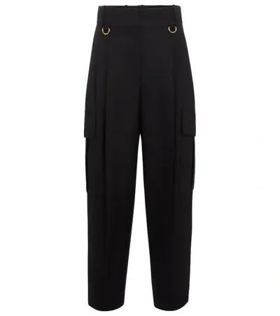 Givenchy Cargo-style Straight-leg Trousers In Black