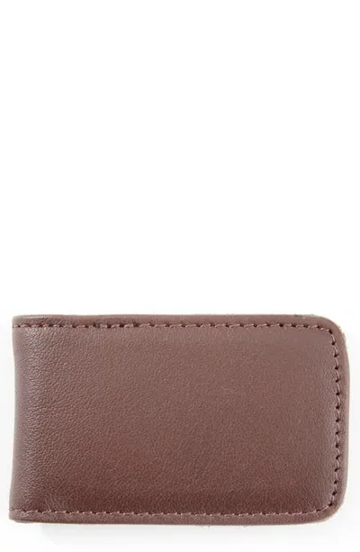 Royce Leather Money Clip In Brown