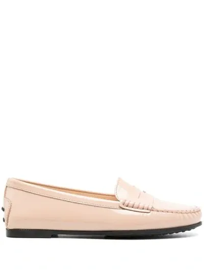 Tod's Gommino Driving Shoes In Pink