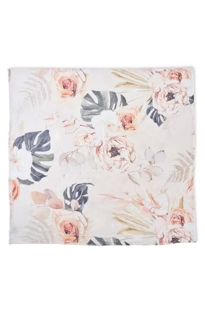 Oilo Kids' Swaddle Blanket In Vintage Bloom