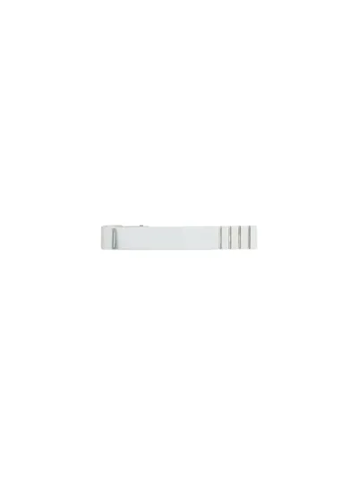 Thom Browne Silver Classic Long Tie Bar In Metallic