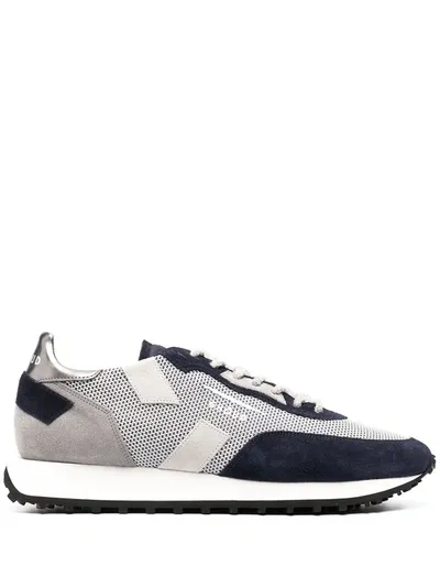 Ghoud Panelled Low-top Sneakers In Blue