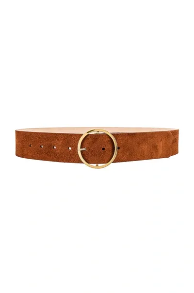 B-low The Belt Molly Suede Belt In Cognac