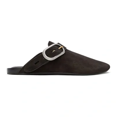 Rag & Bone Ansley Genuine Shearling Slingback Mule In Black