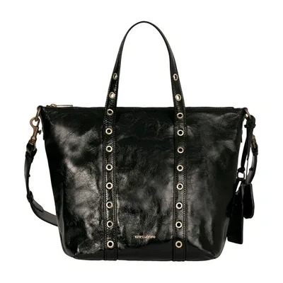 Vanessa Bruno Small Zippy Cabas Tote In Black