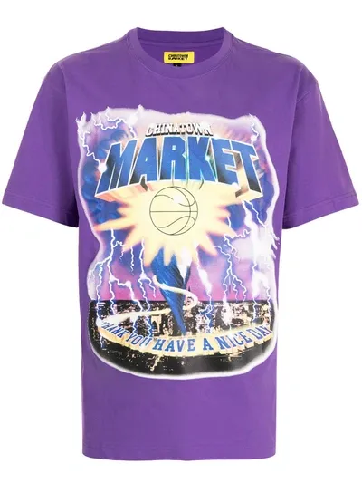 Chinatown Market Tornado T-shirt In Viola