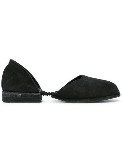 Guidi Slip-on Ballerinas In Black