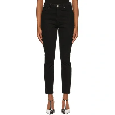 Goldsign Black 'the High-rise Slim' Jeans In Kelvin