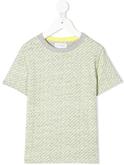 The Marc Jacobs Teen Logo-print T-shirt In Grey