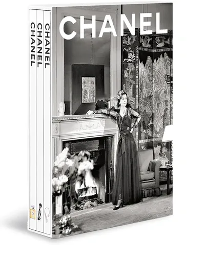 Assouline Chanel 3-book Slipcase Set In White