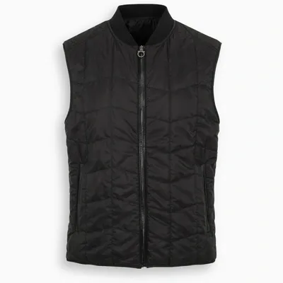 Ferragamo Black Padded Waistcoat