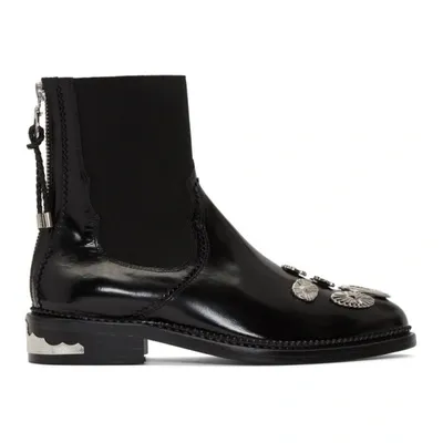 Toga Black Hardware Boots