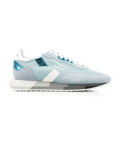 Ghoud Rush Suede Low-top Sneakers In Light Blue