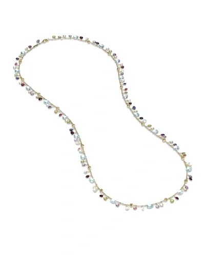 Marco Bicego 18k Yellow Gold Paradise Pearl Mixed Gemstone And Cultured Freshwater Pearl Necklace, 29.5