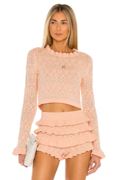 Tularosa Lana Sweater In Baby Pink