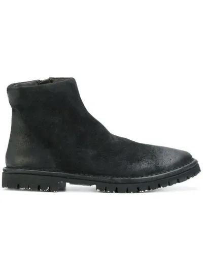 Marsèll Santacco Black Leather Boots