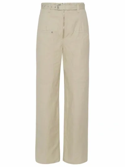 Isabel Marant Étoile Beige Cotton Pants In Neutrals