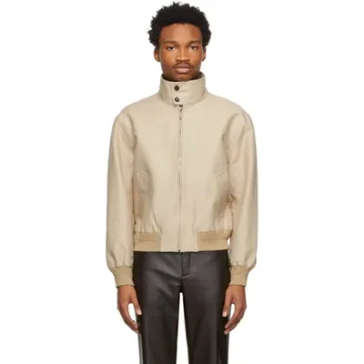 Ernest W Baker Cotton Harrington Jacket In Neutrals