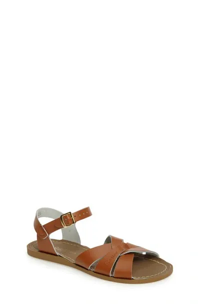 Salt Water Sandals By Hoy Kids' Original Sandal In Tan