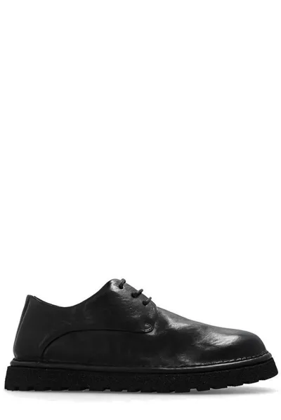 Marsèll Pallottola Pedula Derby Shoes In Volonata Leather In Black