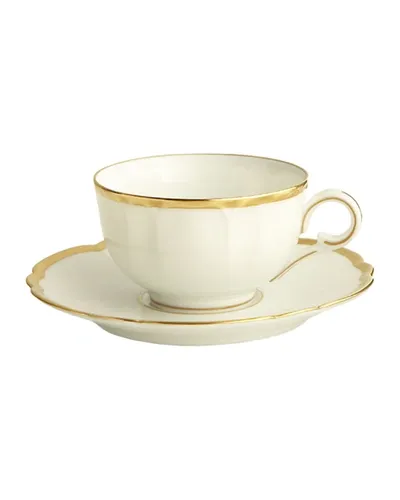 Haviland & Parlon Colette Gold Cup And Saucer