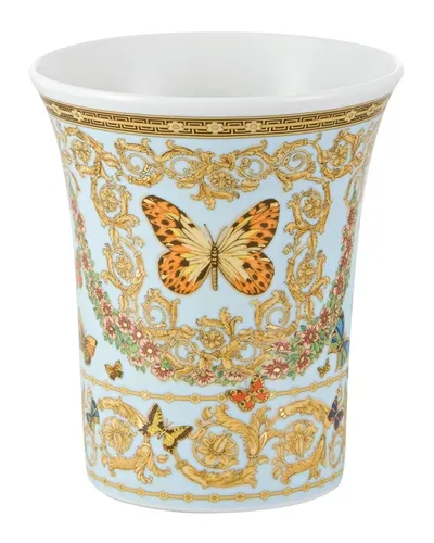 Versace Butterfly Garden 7" Vase In Multi