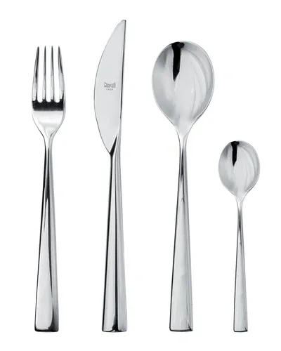 Mepra Energia 24-piece Flatware Set In Silver