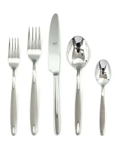 Mepra Acqua 20-piece Stainless Steel Flatware Set In Silver-tone