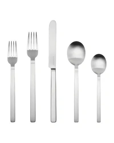 Mepra Stile Ice 20-piece Flatware Set In Silver-tone