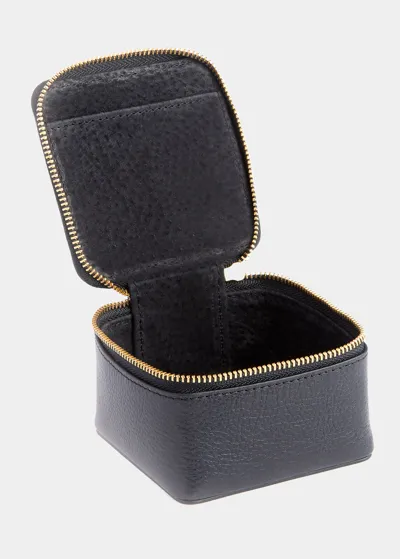 Royce New York Travel Jewelry Trinket Case In Black