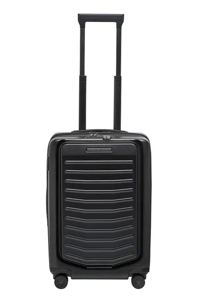 Porsche Design Men's Roadster Hardcase Expandable Spinner 21" Carry-on Suitcase In Matte Black