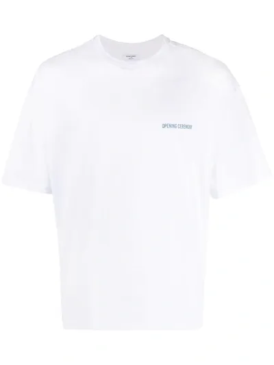 Opening Ceremony Logo-print Short-sleeve T-shirt In White