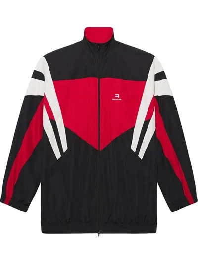 Balenciaga Black Red And White Tracksuit Jacket