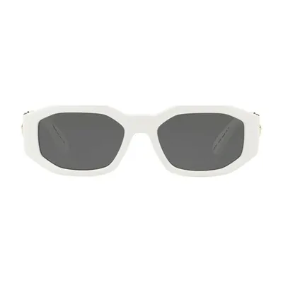 Versace Ve4361 White Unisex Sunglasses In White_grey_black