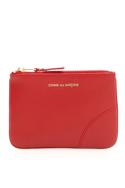 Comme Des Garçons Comme Des Garcons Wallet Classic Pouch In Red