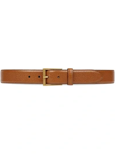 Gucci Square Buckle Waist Belt In Cuir