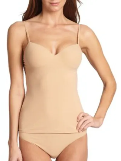 Hanro Sweetheart-neck Underwired Camisole In Nude