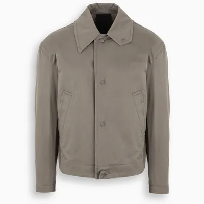 Ferragamo Grey Cotton Field Jacket