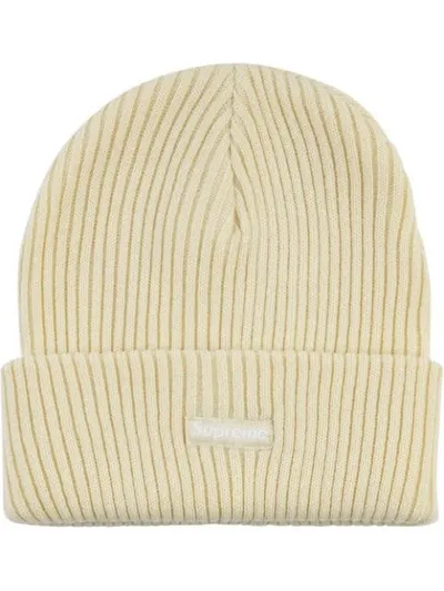 Supreme Wide Rib Beanie In Neutrals