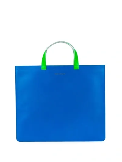 Comme Des Garçons Slim Tote In Blue