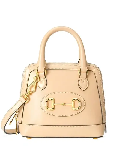 Gucci Horsebit 1955 Mini Top Handle Bag In Neutrals