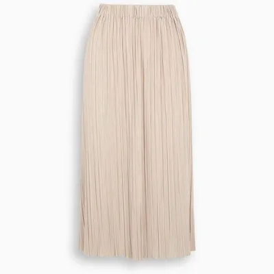 Samsã¸e Samsã¸e Sand Uma Pleated Skirt In Beige