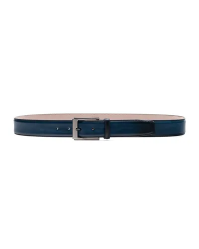 Magnanni Men's Vega Leather Belt In Royal