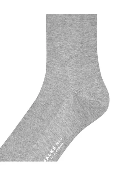 Falke No. 9 Fil D'ecosse Mercerized Dress Socks In Black