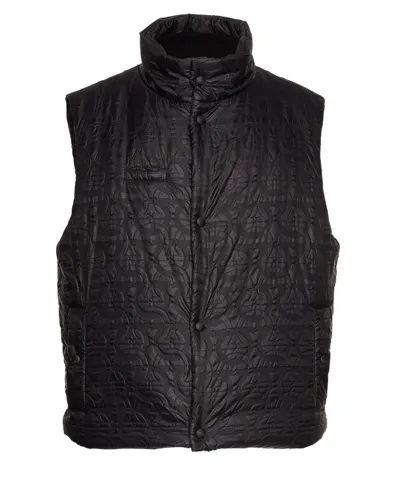 Ferragamo Gancini Padded Gilet - Made With Econylâ® Nylon In Black