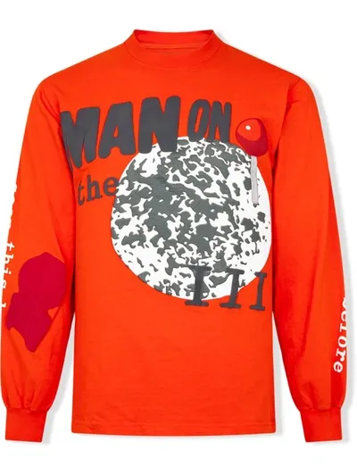 Kid Cudi Return 2 Madness Long-sleeve T-shirt In Orange