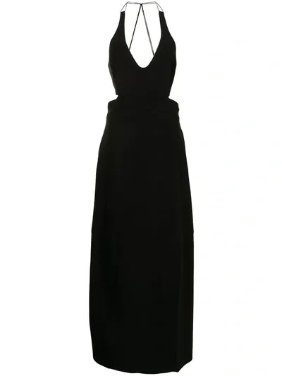 Victoria Beckham Women's Cutout Jersey Maxi Dress In Black