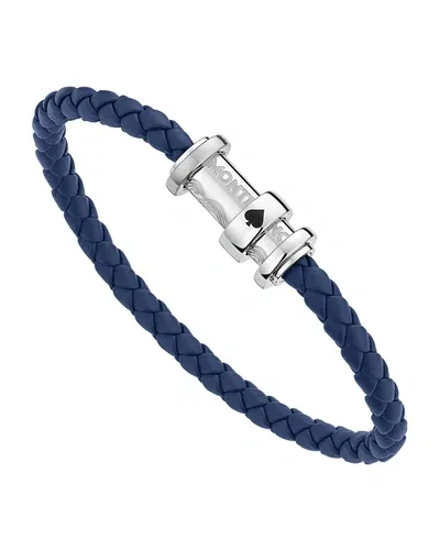 Montblanc Meisterstuck Around The World In 80 Days Ace Of Spades Bracelet In Blue