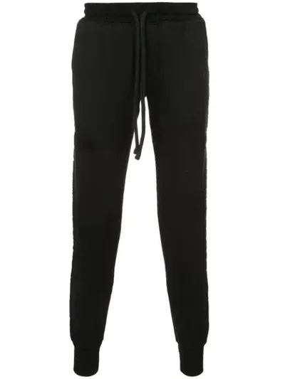 Rta Drawstring Track Trousers In Black